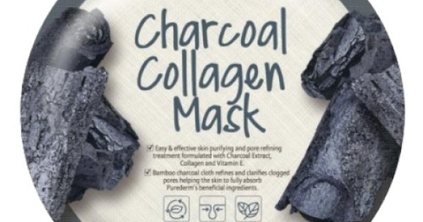 Purederm Charcoal Collagen Mask: Masker Kolagen untuk Kulit Bersih